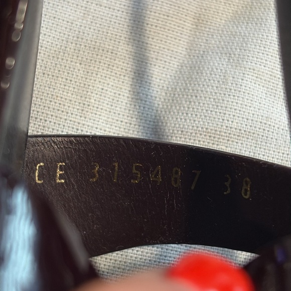 💜❤️ Saint Laurent YSL Patent Leather Tribute Heels💜❤️RARE HTF COLOR•VVEUC $1495 - Picture 10 of 13